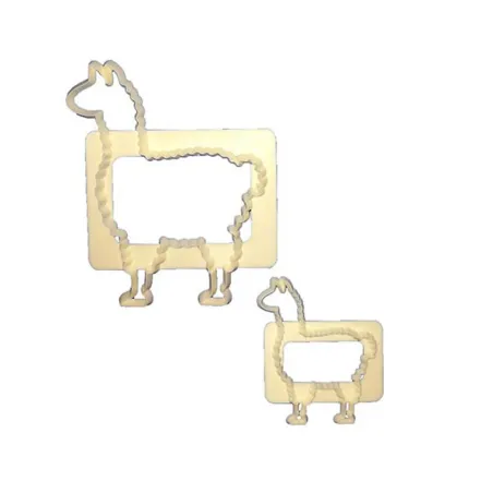 Llama cookie cutter 2 pieces