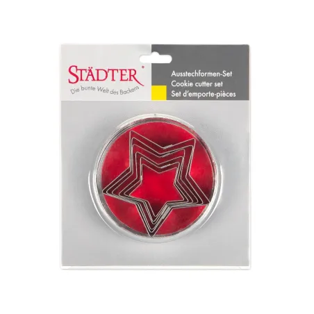 Cookie cutter set stars 6 pieces for delicious cookies