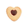 Cookie cutter with heart-shaped ejector for beautifully decorated biscuits