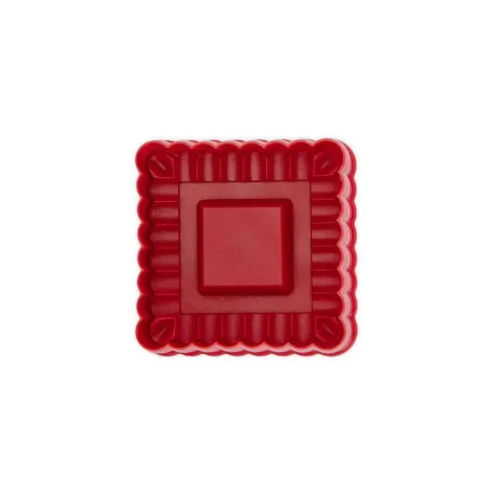 Cookie cutter with square ejector for beautifully decorated biscuits