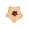 Cookie cutter with star-shaped ejector for great decorated biscuits