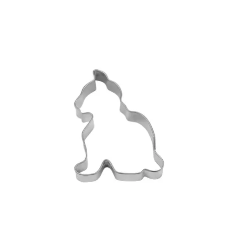 Cookie cutter cat sitting