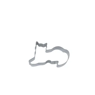 Ausstecher Katze liegend