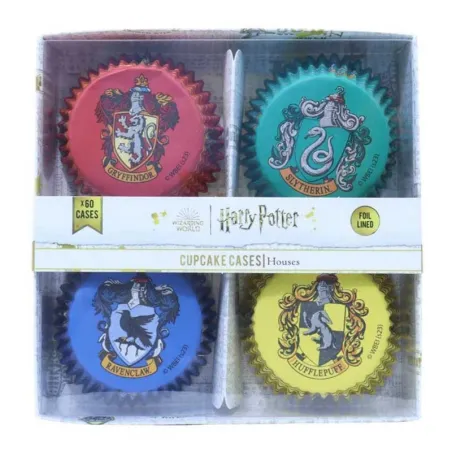 Stampi per cupcake Harry Potter Case di Hogwarts, 60 pezzi
