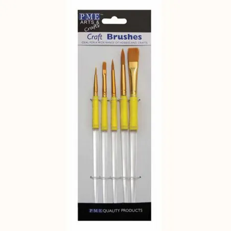 PME Set de pinceaux, 5 pièces