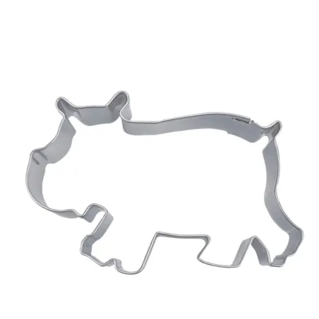 Hippo cookie cutter