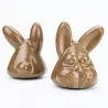 Chocolate mold 3D bunny head, 4 pieces