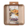 Square non-stick baking dish in rose gold, Ø 24 cm