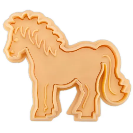 Cookie cutter with horse ejector