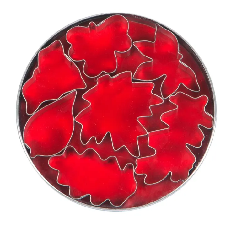 Set d'emporte-pièces Feuilles, 7 pièces pour de délicieux biscuits