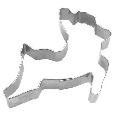 Ausstecher Hirsch springend 12,5 cm