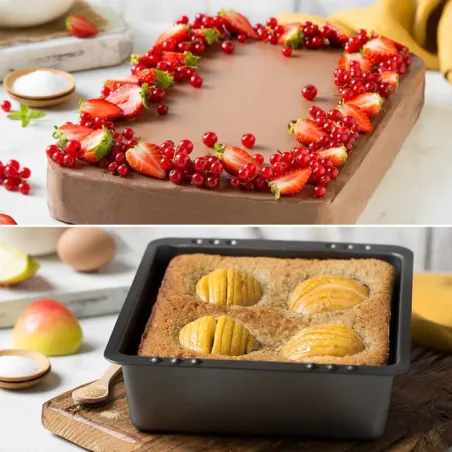 Rectangular casserole and baking dish, 28.5 cm x 23 cm