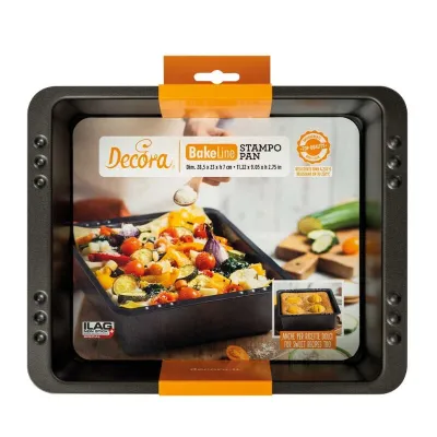 Rectangular casserole and baking dish, 28.5 cm x 23 cm