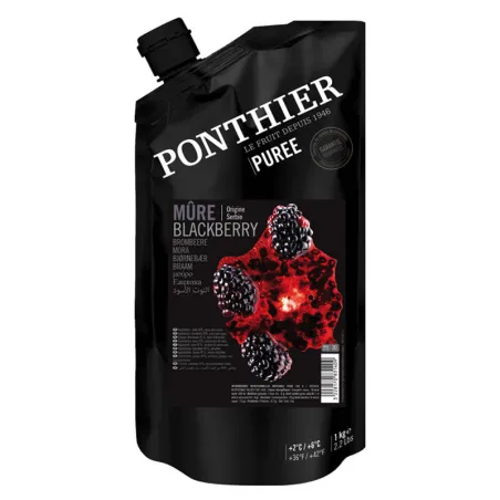 Purée de fruits de mûres 1 Kg
