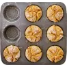 Bread roll baking tray for crispy small bread rolls