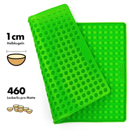 Baking mat for mini dog treats hemisphere