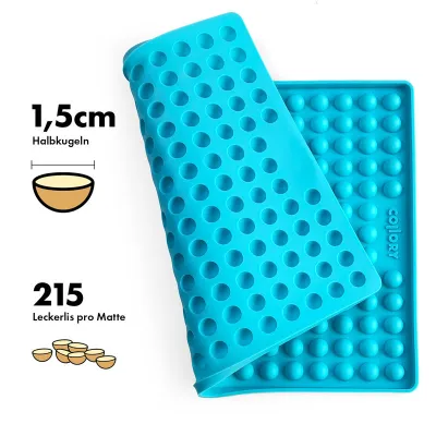 Backmatte für mittlere Hundeleckerlis Halbkugel