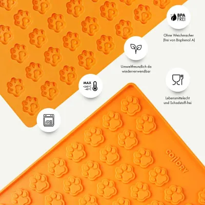 Baking mat for medium dog treats Paws