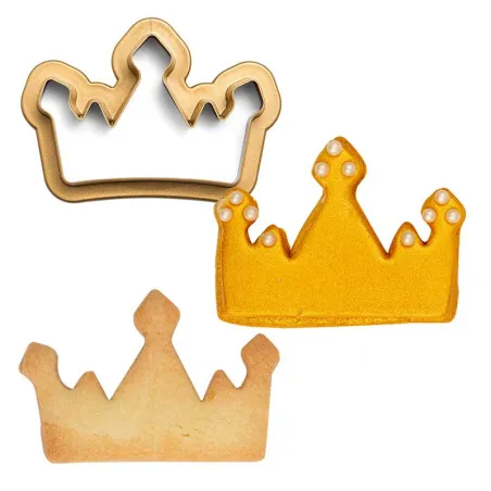Crown cookie cutter