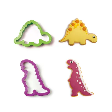 Set d'emporte-pièces 1 dinosaure 2 pièces