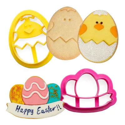 Easter cookie cutter set 2 pieces