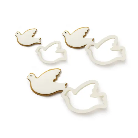 Dove cookie cutter set, 3 pieces