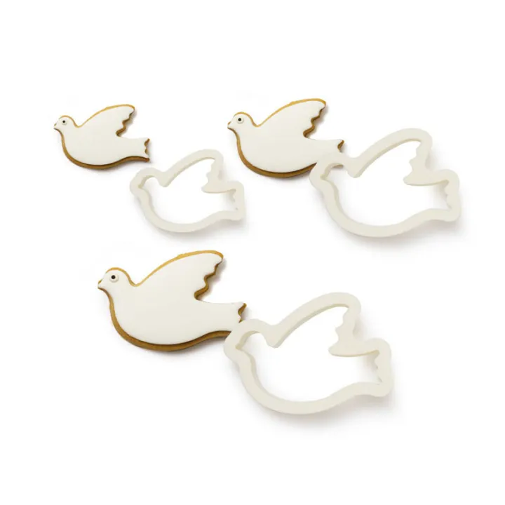 Dove cookie cutter set, 3 pieces