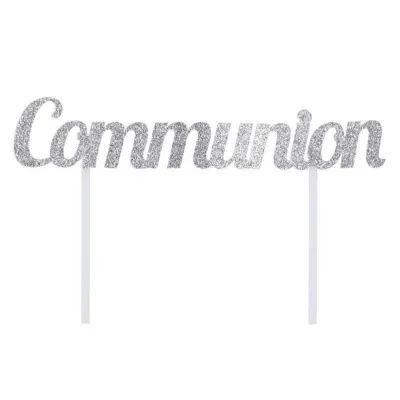Cake Topper "Communion" Silber