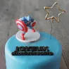 Set di cake topper di Capitan America