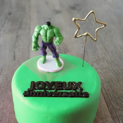 Cake Topper Set Hulk