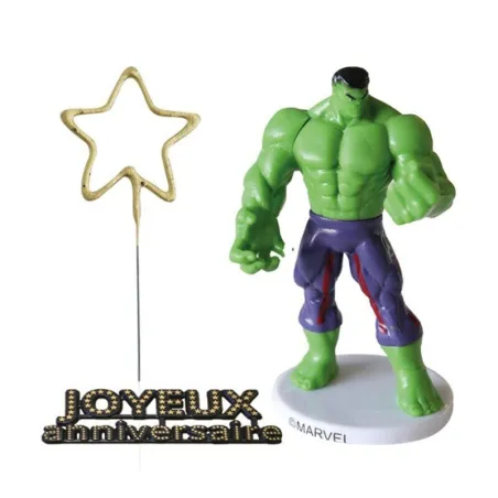 Set di cake topper Hulk