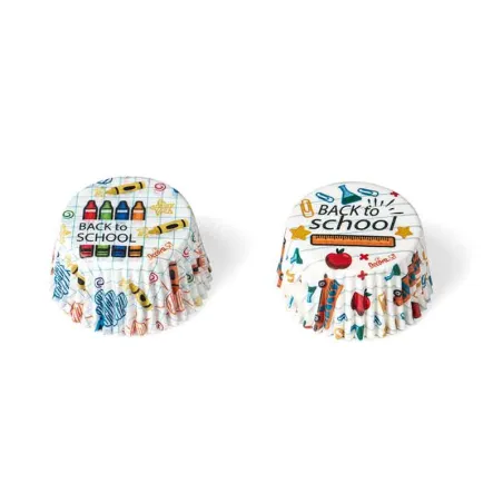 Cupcake cases Back to School, 36 pieces