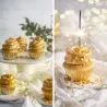 Gold cupcake cases, 60 pieces