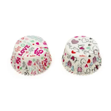 Pirottini per cupcake Love, 36 pezzi