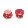 Pirottini per Cupcake a pois colorati, 75 pezzi