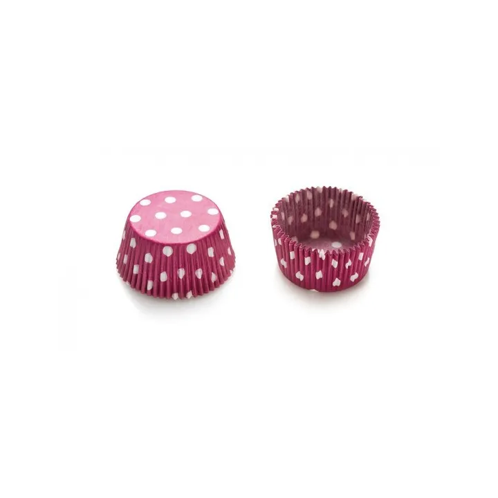 Pirottini per Cupcake a pois colorati, 75 pezzi