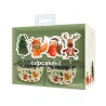Cupcake mold set winter forest festival