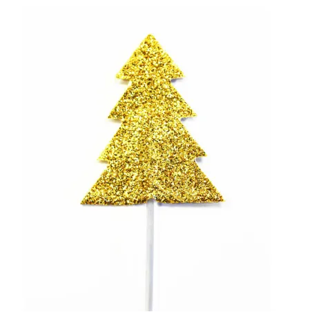Cupcakes Topper albero di Natale, 12 pezzi