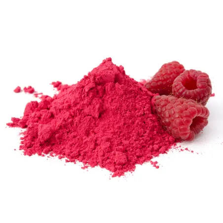 La poudre de fruits à la framboise est une alternative naturelle aux framboises fraîches.