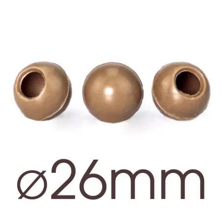 63 sfere cave al latte Ø 26 mm per tartufi fatti in casa