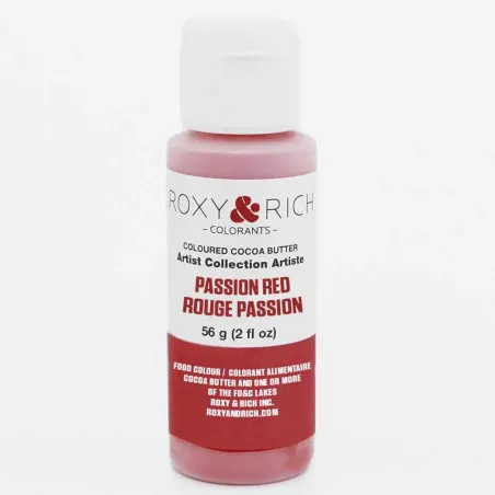 Red cocoa butter for pralines and chocolate figures