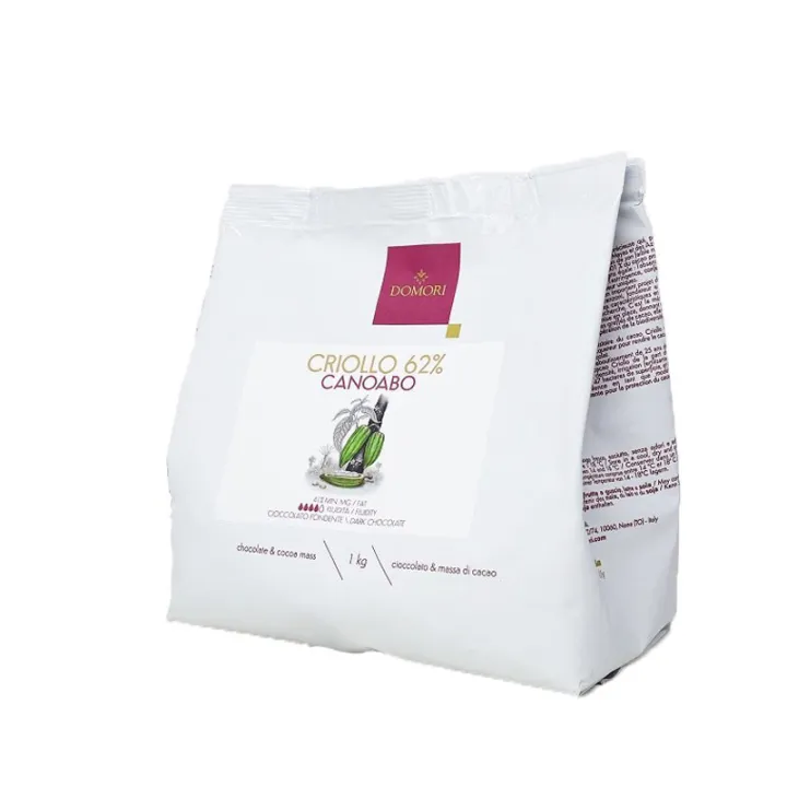 Couverture sombre Domori, Criollo 66%, 1 kg