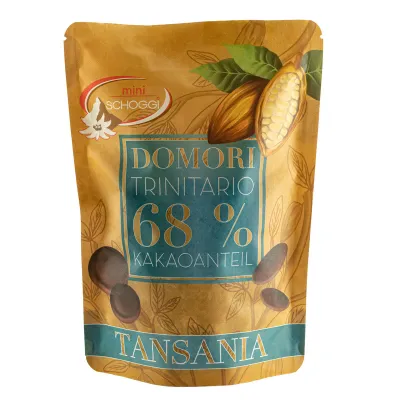Domori dunkle Couverture, Tanzania 68%, 0.5 kg