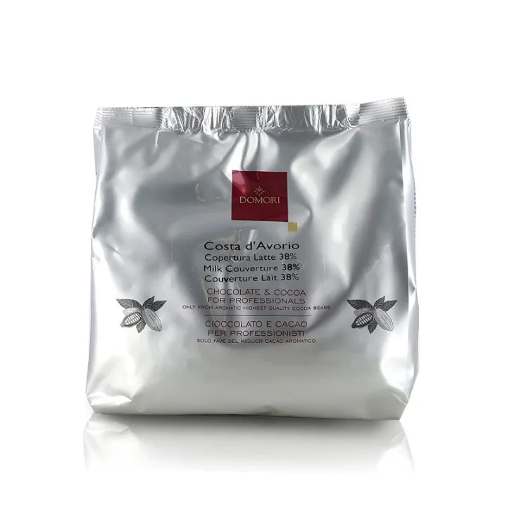 Couverture de lait Domori 38%, 1 kg
