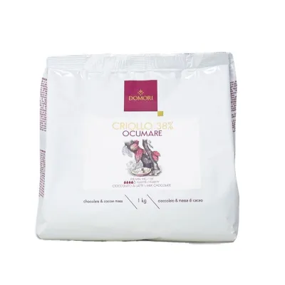 Domori Milchcouverture, Criollo 38%, 1 kg
