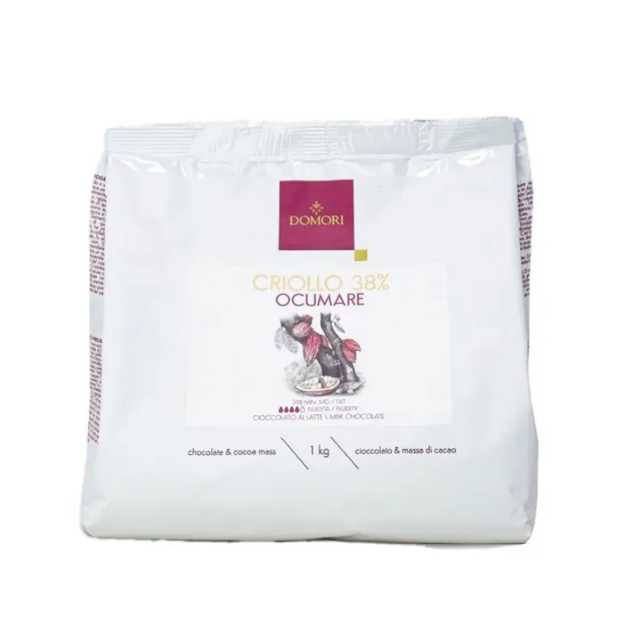 Domori Copertura di cioccolato al latte, Criollo 38%, 1 kg