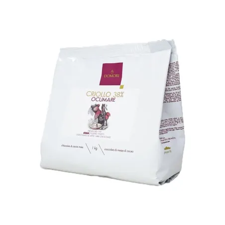 Domori Copertura di cioccolato al latte, Criollo 38%, 1 kg