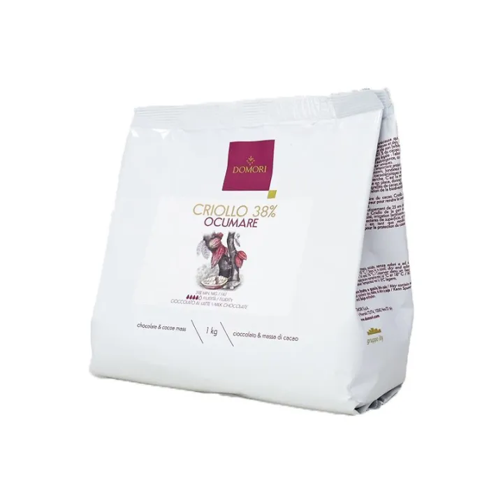 Couverture de lait Domori, Criollo 38%, 1 kg