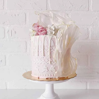 Drip Cake glassa Bianca