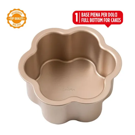 Flower baking dish 2in1 rose gold